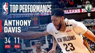 Anthony Davis Continues His STRONG Play Against The Celtics