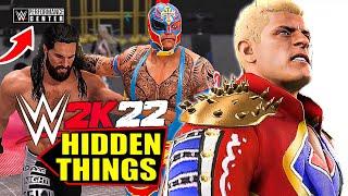 WWE 2K22 5 Hidden Features Secret Training Area Get Locked Entrance & Things You Might Not Know