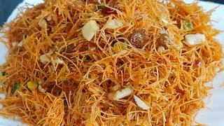 Popular Eid Dessert Sukhi Meethi Seviya  Meethi Sevai sweet vermicelli recipe eid ki khaas recipe