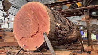 Amazing Woodworking Factory You must see  Extreme Wood Cutting Sawmill Machines Working