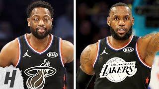 Dwyane Wade Off The Glass Alley-Oop to LeBron James  February 17 2019 NBA All-Star Game