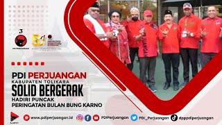 DPC PDI Perjuangan Kabupaten Tolikara Solid Bergerak Hadiri Puncak Peringatan Bulan Bung Karno
