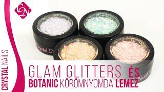 Díszítés az új tavaszi Glam Glitters-szel és Botanic nyomdalemezzel