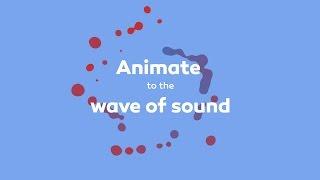 Animate to the wave of sound tutorial