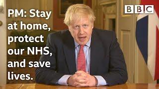 Coronavirus PM Boris Johnsons lockdown statement @BBCNews - BBC