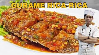 Gurame rica rica Chinese food style  ala nanang kitchen