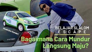 Teknik J TURN Belajar Slalom Escape - Mundur Langsung Maju - Honda Brio Standart