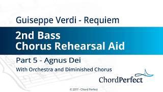 Verdis Requiem Part 5 - Agnus Dei - 2nd Bass Chorus Rehearsal Aid