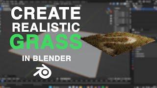 Realistic Grass Tutorial in Blender Gscatter #blender3d