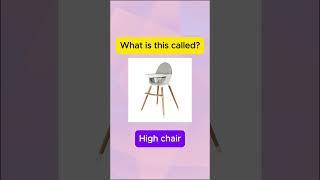 Different Type of Chairs in English #learnenglish #vocaulary #learn #chair #shorts