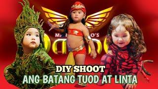 Ang Batang TUOD at LINTA DIY MONTHLY SHOOT. Mama rochelle and Indai Eunice vlogs.