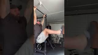 Bulletproofing My Spine  Hanging Leg Raises + Reverse Hypers Superset #shorts