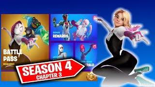 *NEW* FORTNITE Chapter 3 SEASON 4 BATTLEPASS 100% Unlocked