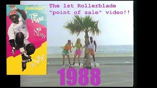 Rollerblade... The Team The Skate The Sport 1988 point of sale VHS first ever in-line video