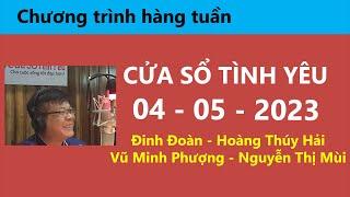 Nghe Cửa Sổ Tình Yêu hôm nay 452023  Tư Vấn Chuyện Thầm Kín - Hôn Nhân - Tình Dục Đinh Đoàn