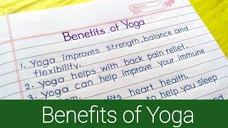 benefits of Yoga10 most important benefits of YogaWorld Yoga Day