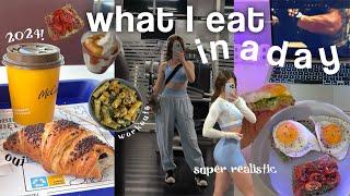 what I eat in a day *super realistic*  pierwszy vlog w 2024