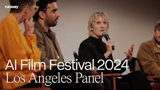 Panel Discussion  AI Film Festival Los Angeles 2024  Runway