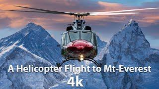 A Helicopter Flight to Mount Everest Base Camp EBC World’s Most Dangerous Airport - Lukla