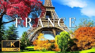 FLYING OVER FRANCE 4K UHD - Peaceful Music With Stunning Beautiful Nature To Relax While Waiting