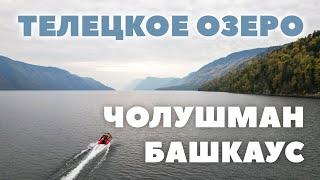 Путешествие на водомёте по Башкаусу Чолушману и Телецкому озеру. 4К видео. Осенний Алтай 2022