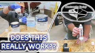 SPRAYING GELCOAT DIY STYLE FOR BOAT REPAIRS