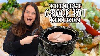 4 Easy CROCK POT Recipes using CHICKEN  These are SO delicious