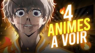 Les 4 ANIMES À VOIR ABSOLUMENT en 2024 