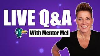 StreamYard Live Q&A with Mel