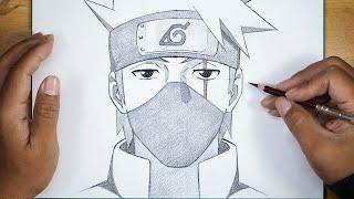 How To Draw Kakashi  Step by Step Easy  Beginners Drawing