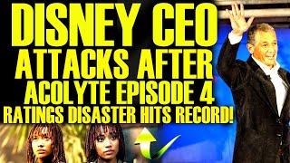 DISNEY CEO DOES DAMAGE CONTROL AFTER ACOLYTE EPISODE 4 RATINGS DISASTER HITS A WORLD RECORD