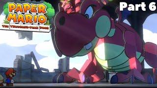 Paper Mario The Thousand Year Door Fighting a Dragon not Tommy. Switch