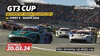   ADAC SimRacing GT3 Cup  Saison 2024  Event 6  Motorsport Arena Oschersleben