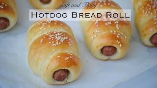 Soft and Fluffy Hotdog Bread Roll