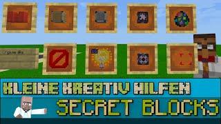 Minecraft Secret Blocks  Kleine Kreativ hilfen