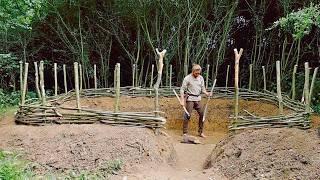 Man Builds MEDIEVAL House Using Primitive Techniques  Start to Finish by @gesithasgewissa