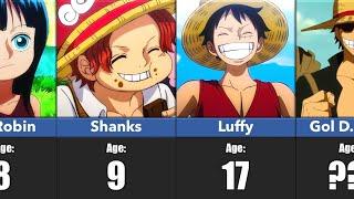 What AGE Every One Piece Character Became a PIRATE