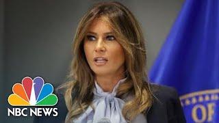 Melania Trump Condemns Harmful And Destructive Effects Of Social Media  NBC News