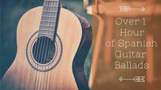 1 Hour of Spanish Guitar Ballads with Gentle Rain for Relaxation