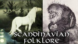 Mythological Creatures in Scandinavian Folklore ASMR Slow Reading with TracingColoring