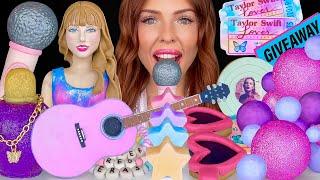 ASMR MUKBANG Taylor Swift Desserts Eras Tour Giveaway Edible Perfume Bracelet Microphone 먹방