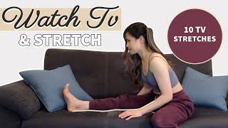 Netflix and Stretch - 10 Basic Stretches while watching TV for Beginners