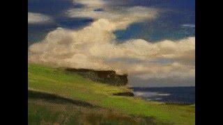 kleines Pastell - Irische Landschaft