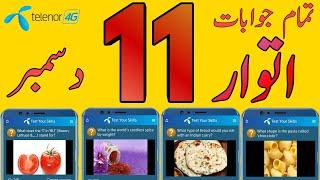 11 December 2022 Questions and Answers  My Telenor Today Questions  Telenor Questions Today Quiz