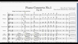 Tchaikovsky Piano Concerto No. 1 op. 23 Allegro non troppo e molto maestoso beginning