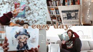 starting a PAGE COUNT READING CHALLENGE - a fun cozy reading day