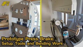 Prototype Press Brake Setup Tools and Bending Work