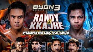 Tendangan Brutal Kkajhe vs Randy Pangalila