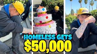 Millionaire blessed homeless with $50000 and his story brought tears in my eyes