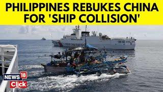 South China Ship Collision News   Philippines Rebukes China For Ship Collision  China Sea  N18G